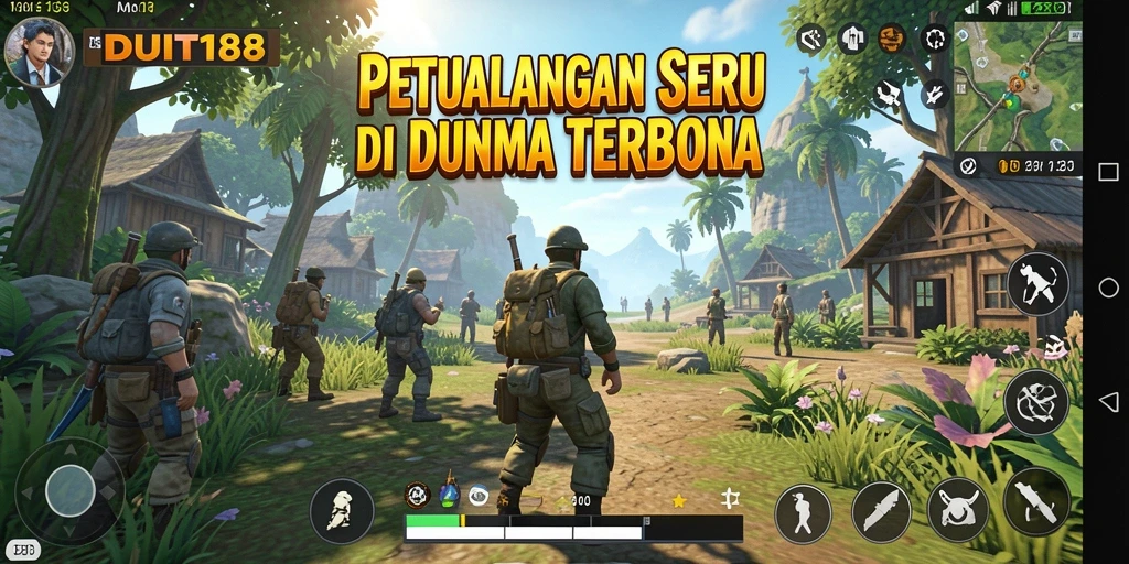 Tampilan gameplay seru dan luas dalam dunia Open World.