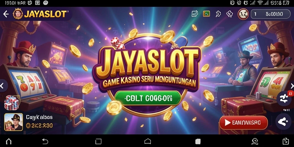 Tampilan menarik dari gameplay JAYASLOT yang penuh warna.