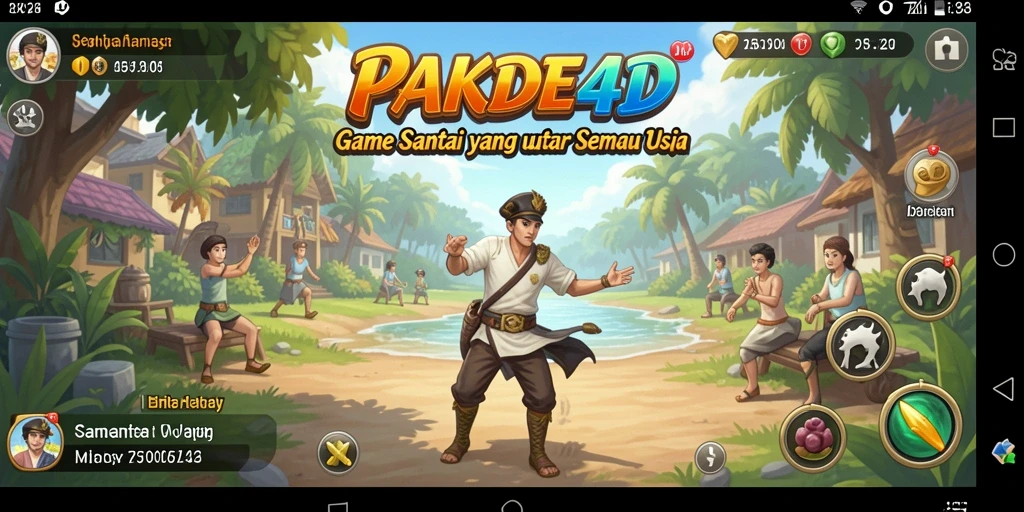 Screenshot gameplay PAKDE4D menampilkan aksi seru dalam permainan Casual.