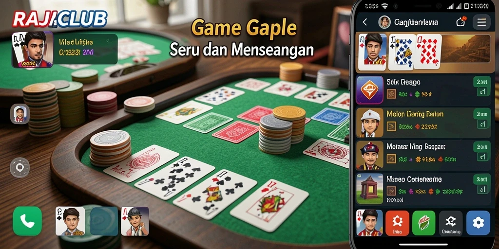 Tampilan gameplay seru dan interaktif di RAJACLUB.