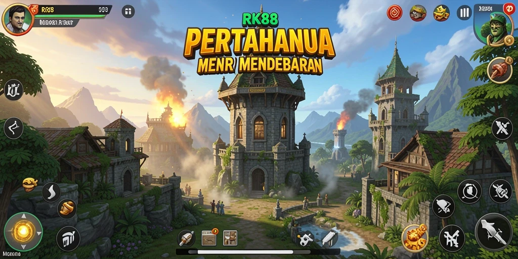 Menampilkan gameplay Tower Defense yang seru dan strategis.
