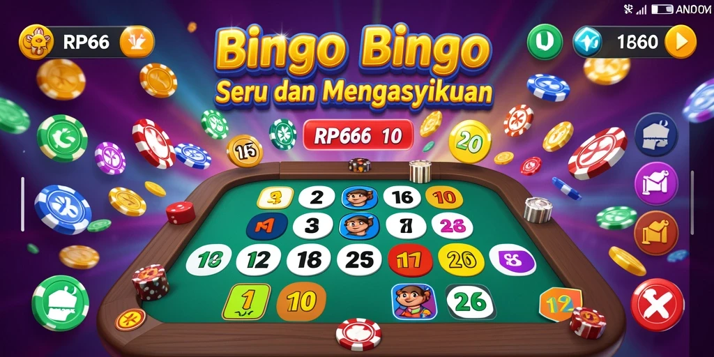 Tampilan gameplay RP66 yang seru dalam permainan Bingo.